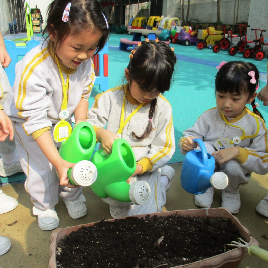 各班進行種植活動